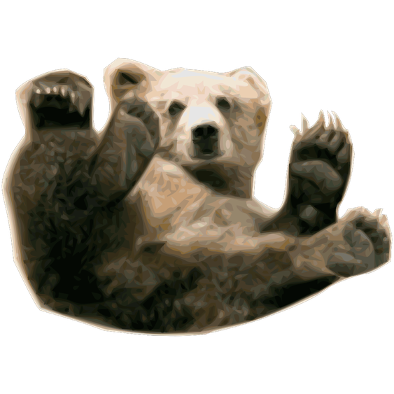 Grizzly Bear Png Free Download (black)