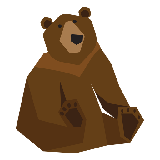 Grizzly Bear Png Image (black, maroon, olive, gray)