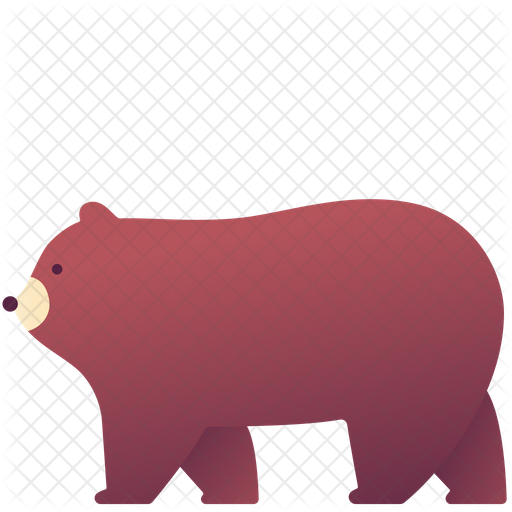 Grizzly Bear Png Isolated File (indigo, black, chocolate)