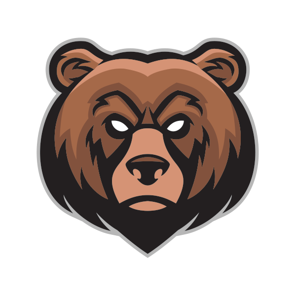 Grizzly Bear Png (salmon, olive, chocolate, gray, black)