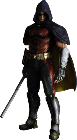 Arkham City Robin Png Image (black)