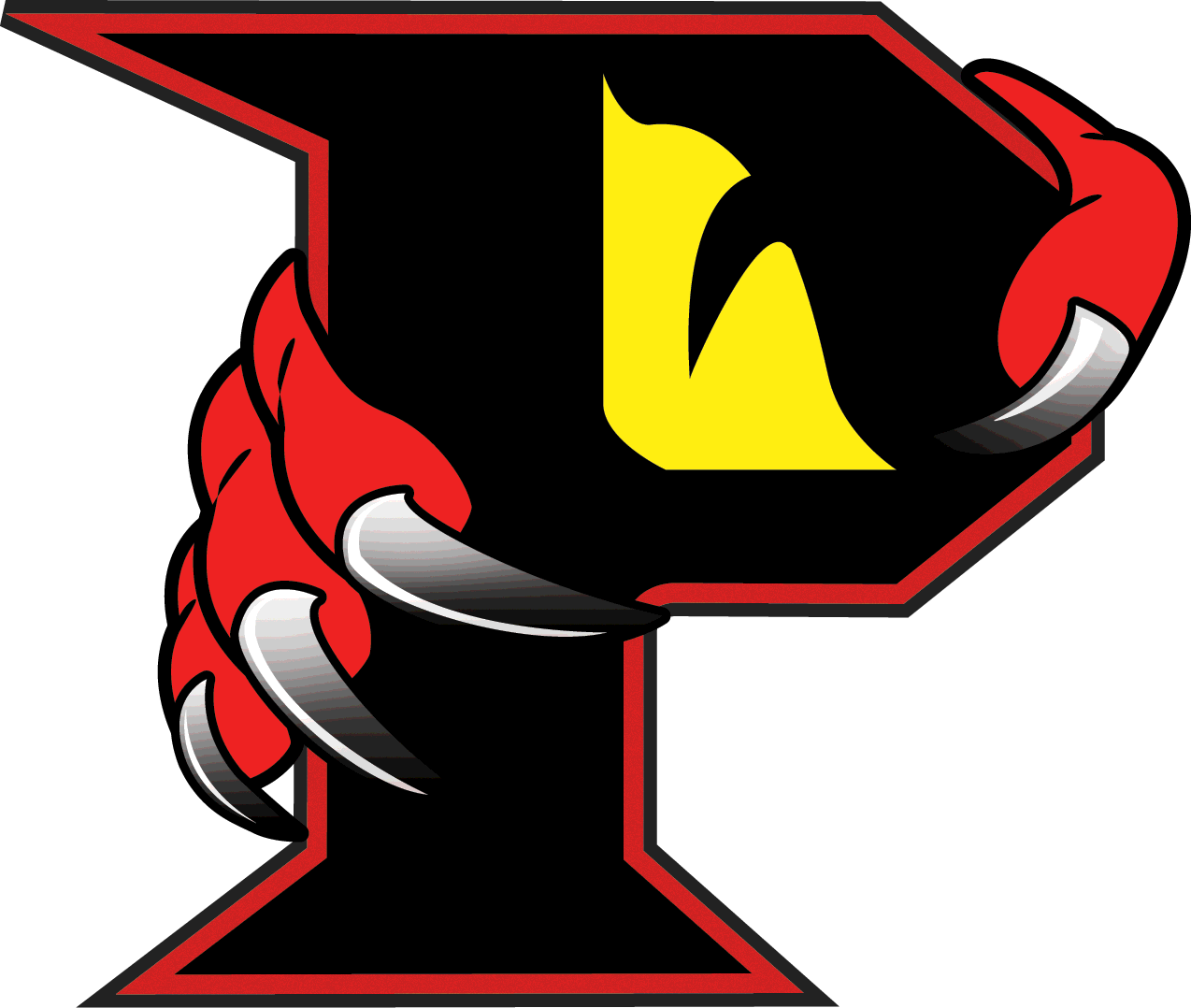 Orlando Predators Png Hd (red, yellow, olive, black, white)