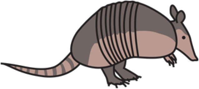 Armadillo Transparent Png (black, gray, silver)