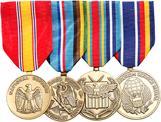 Army Medal Ribbon Png Picture (beige, white)