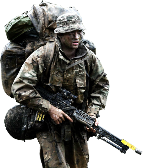 Army Soldier Png Hd (black)