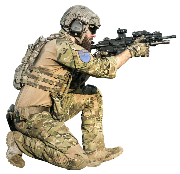 Army Soldier Png Picture (black, gray, silver)