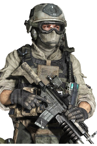 Army Soldier Png Transparent (black)