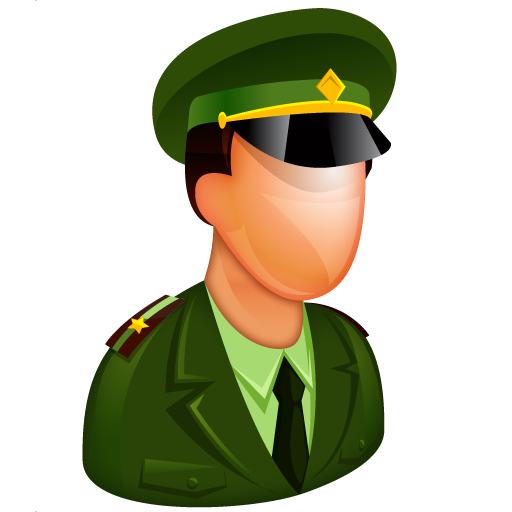 Armyofficer Man Person Avatar Ejercito Free Transparent Png Icon Download (silver, green, black)