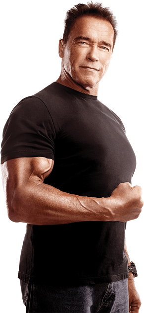 Arnold Schwarzenegger Png Isolated Photo (black)