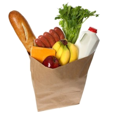 Groceries Png File (black, white)