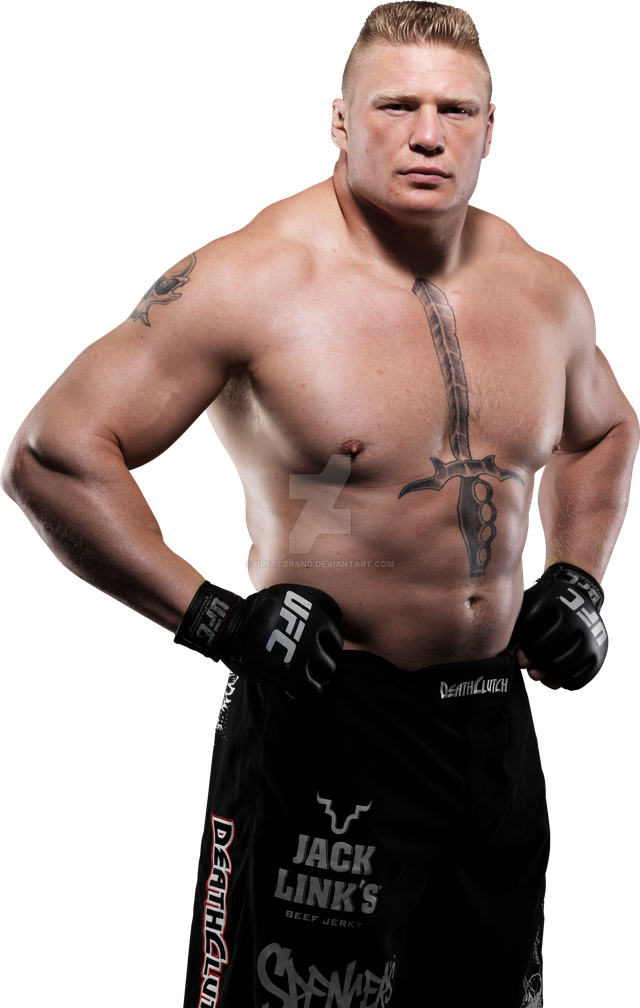 Brock Lesnar Png Transparent Image (black)