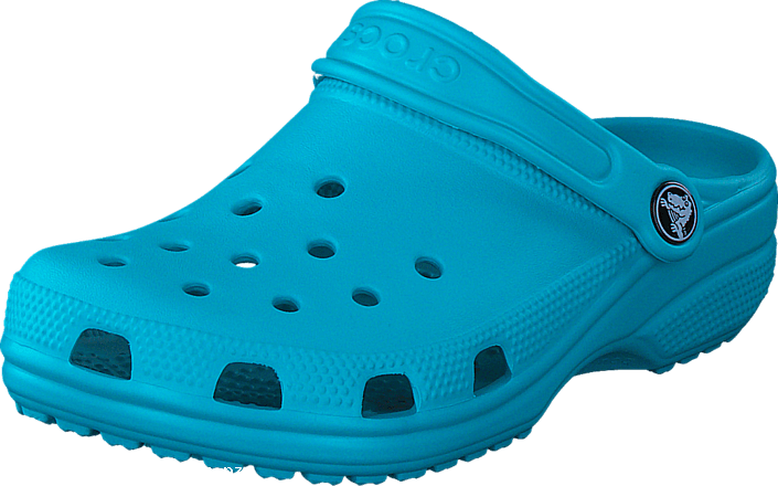 Crocs Background Isolated Png (black, teal)