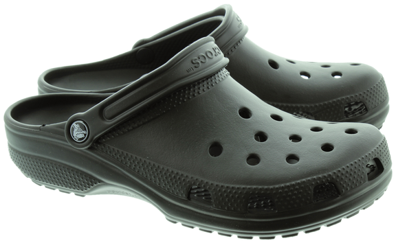 Crocs Png Background Isolated Image (black)