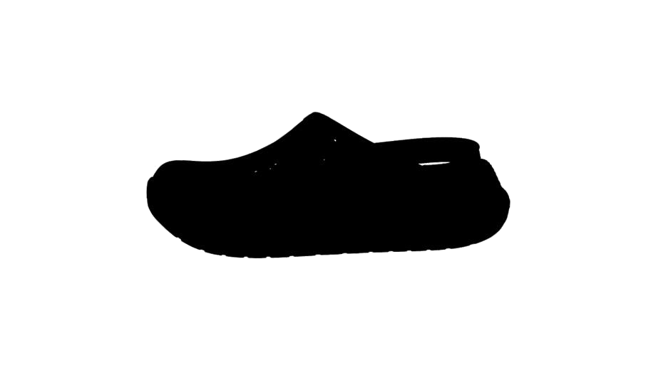 Crocs Transparent Isolated Png (black, lavender, white)