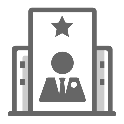 Procuratorate Free Png Icon (silver, black, gray)