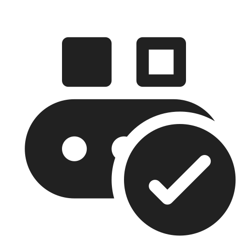 Production Checkmark Filled Icon Free Png Icon Download (black)