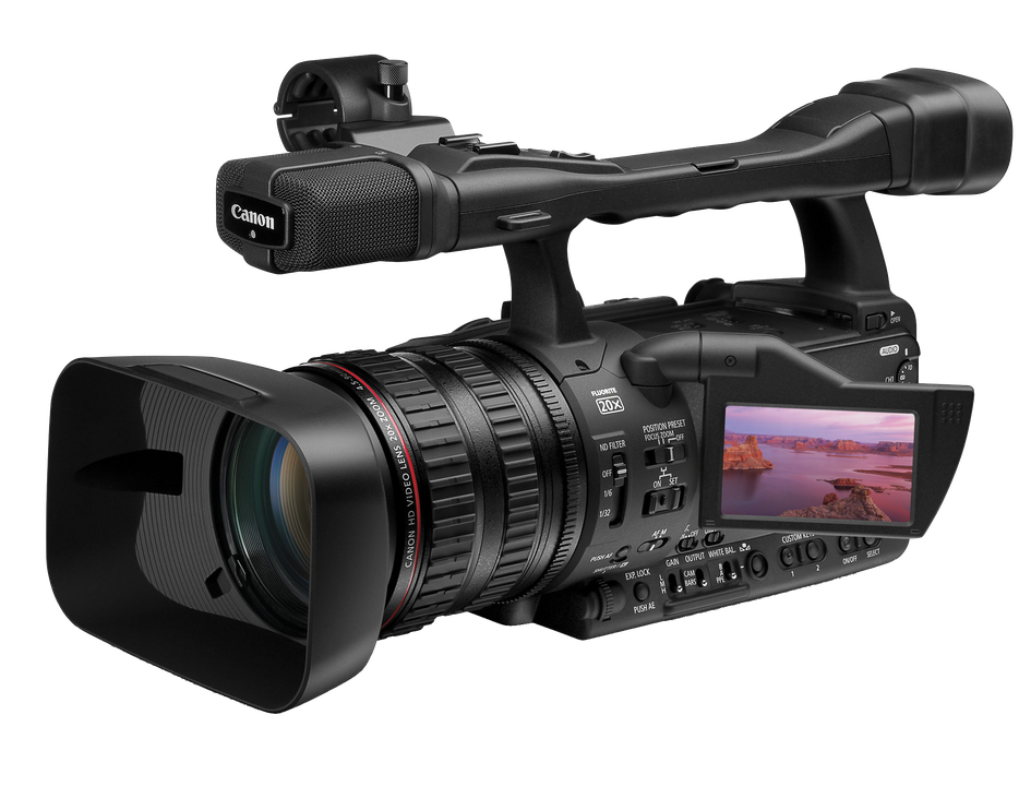 Professional Video Camera Png Image (black)