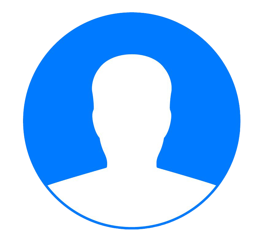 Profile Png Free Download (blue, white)