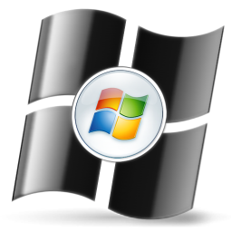 Programs Applications Windows Victoria Free Transparent Png Icon Download (black)