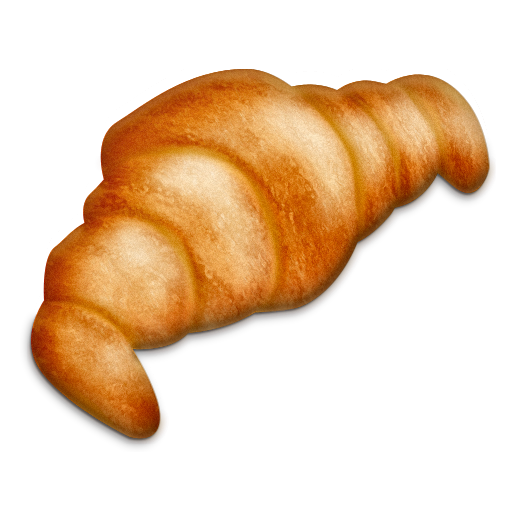 Croissant Png Picture (black)