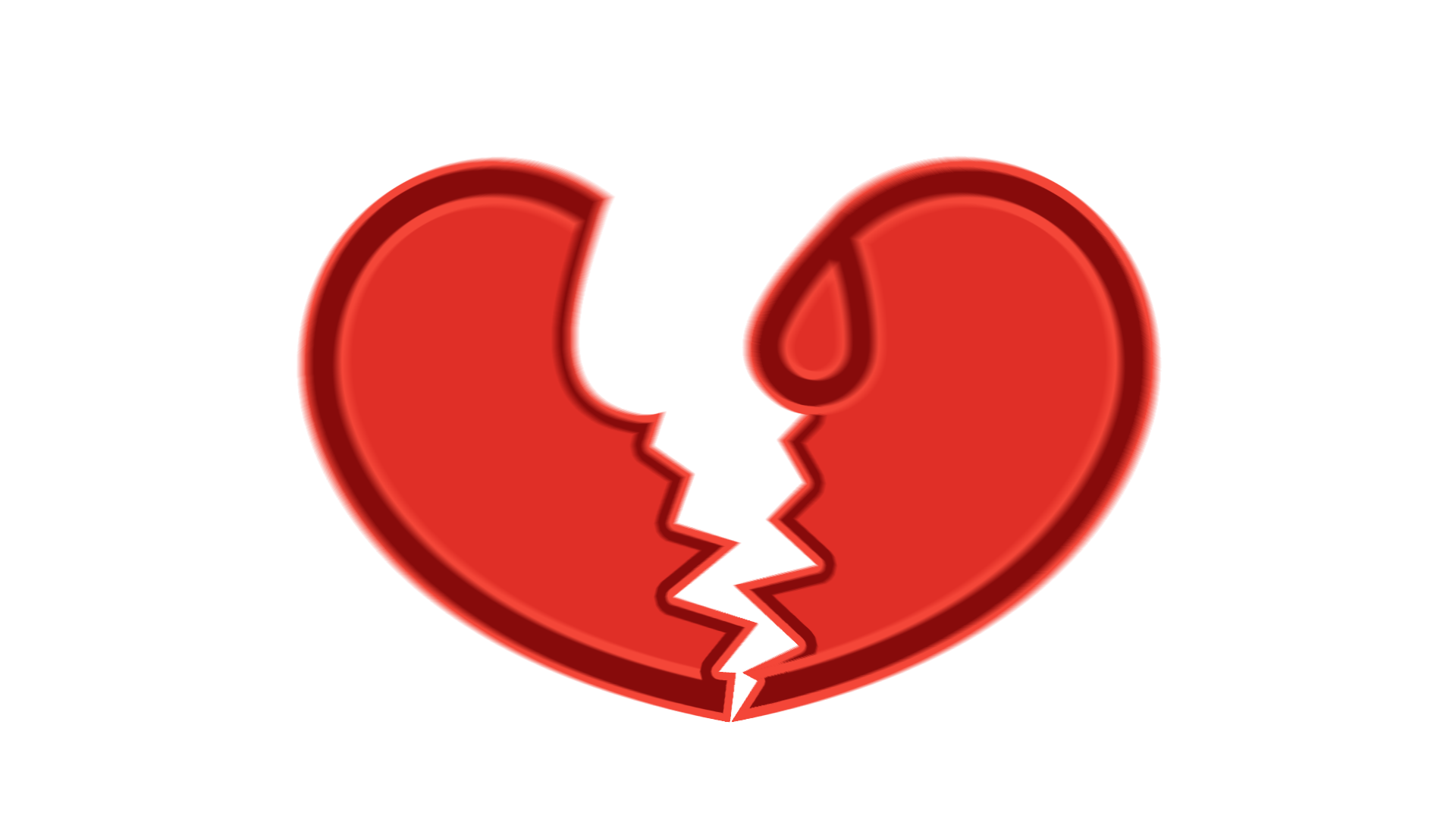 Broken Heart Png Isolated Free Download (white, maroon, chocolate)