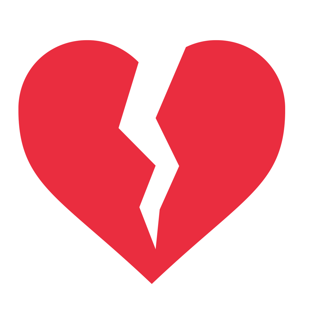 Broken Heart Png Photo (black, chocolate)