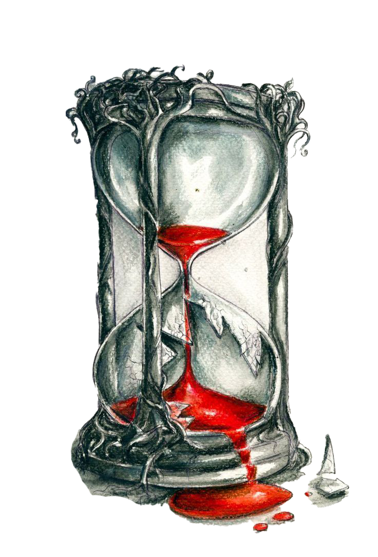 Broken Hourglass Png Clipart (beige, green, white)