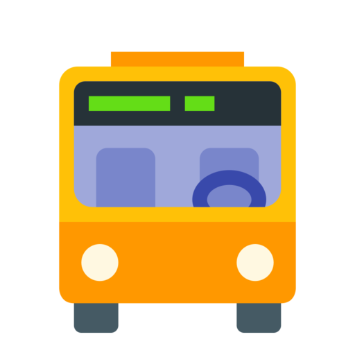 Trolleybus Free Png Icon (silver, black, gold, orange, gray)