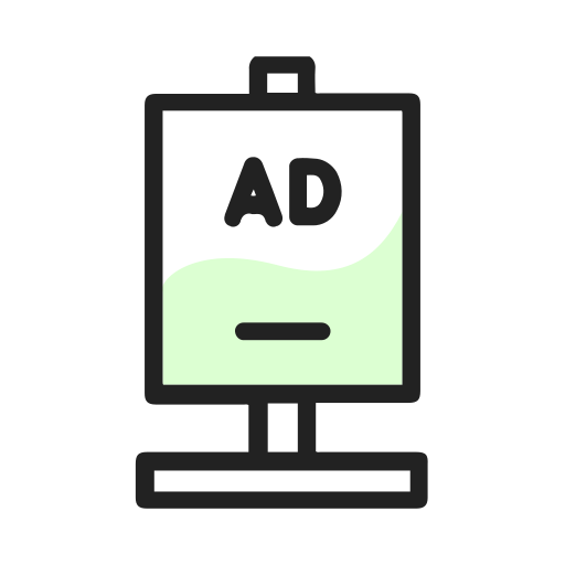 Promo Advertisement Lcd Promotion Display Monitor Screen Icon Free Png Icon Download (beige, black)