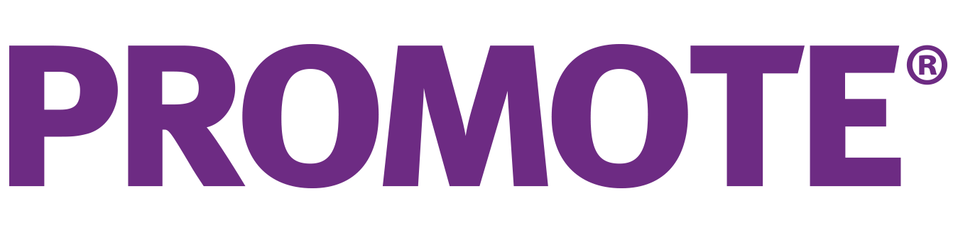 Promote Logo Transparent (purple, black, gray, white)