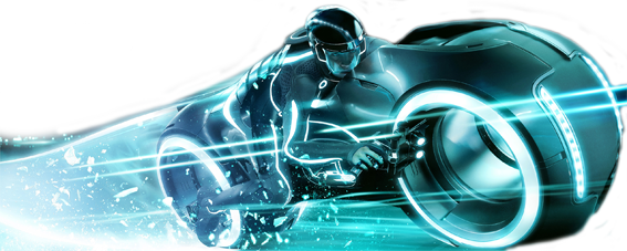 Tron Png Clipart (black, white)