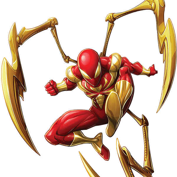 Iron Spiderman Png Clipart (black)