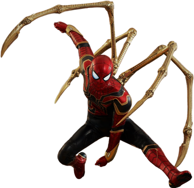 Iron Spiderman Png Photos (black)