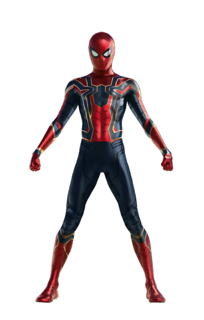 Iron Spiderman Png Pic (black)