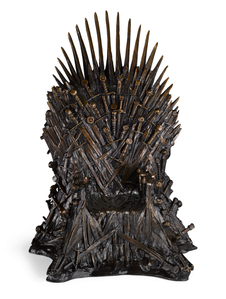 Iron Throne Chair Transparent Png (white, black)