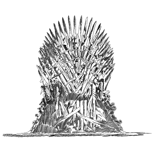 Iron Throne Png Pic (gray, black)