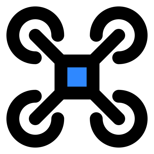 Drone Icon Free Png Icon Download (greenish blue, white, navy, black, gray)