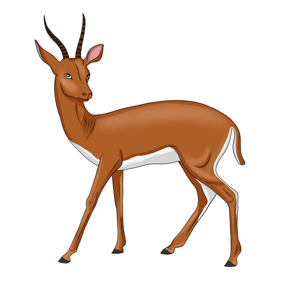 Pronghorn Png Isolated Hd (chocolate, black)