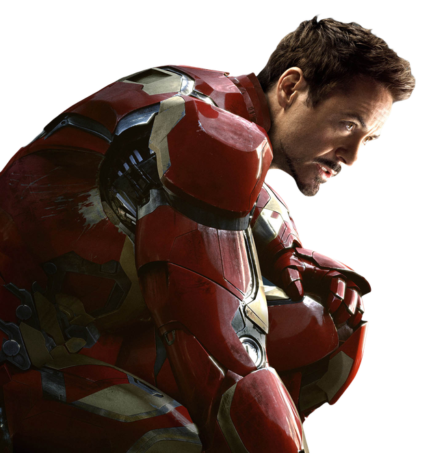 Ironman Png Isolated Transparent Picture (black)