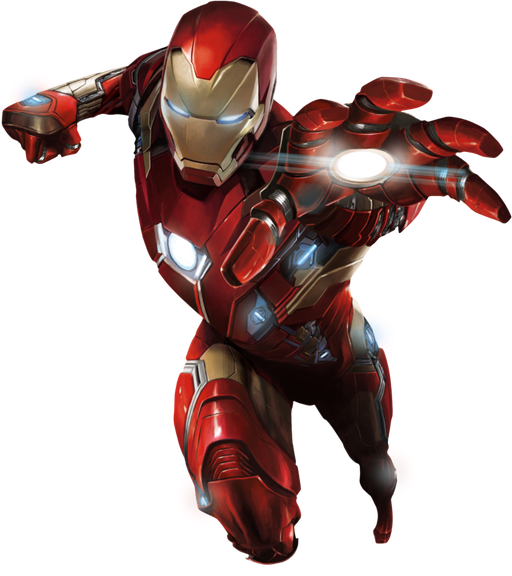 Ironman Png Pic (white, black)