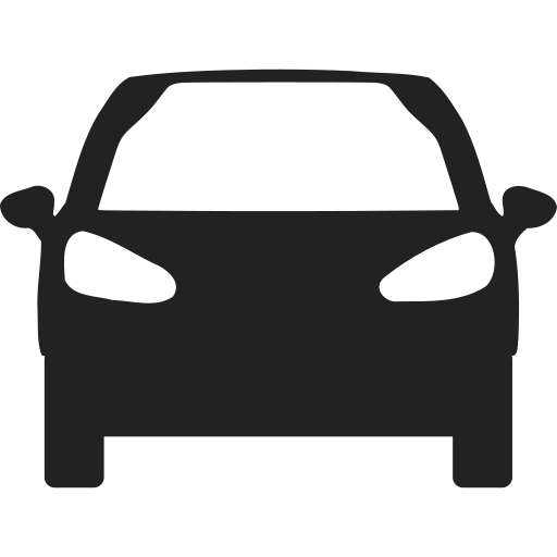 Front Car Vehicle Transport Icon Free Nobackground Png Icon Download (black)