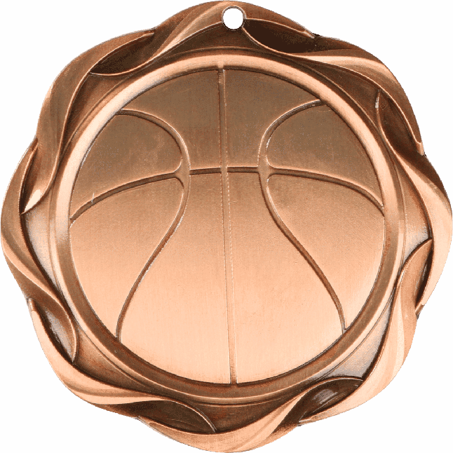 Bronze Basketball Medal Png (beige, pink)