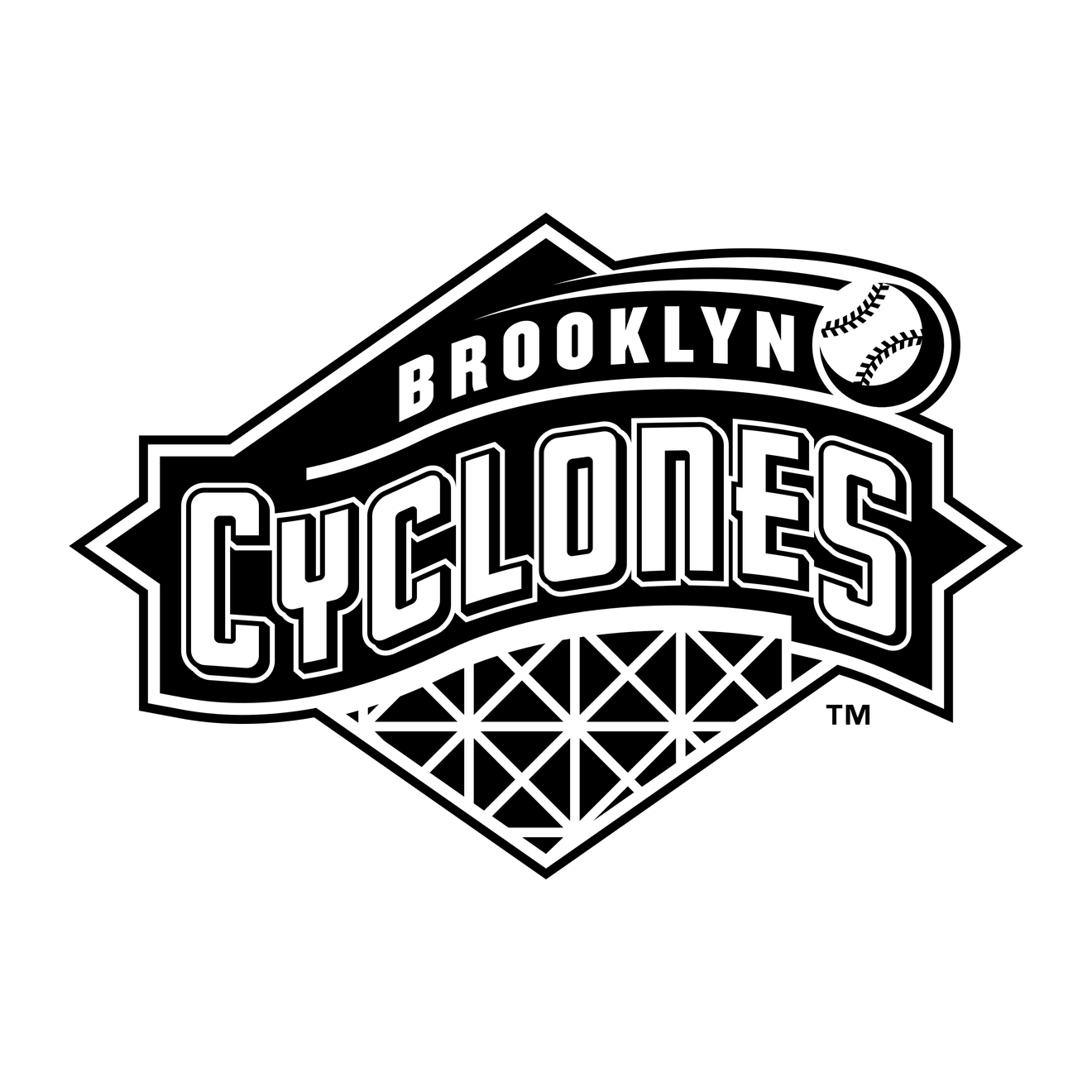 Brooklyn Cyclones Png (white, black, gray, silver)