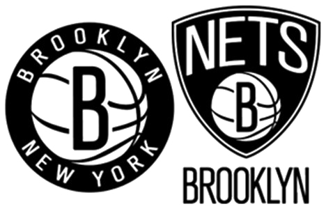 Brooklyn Nets Png File (white, black, gray, silver)