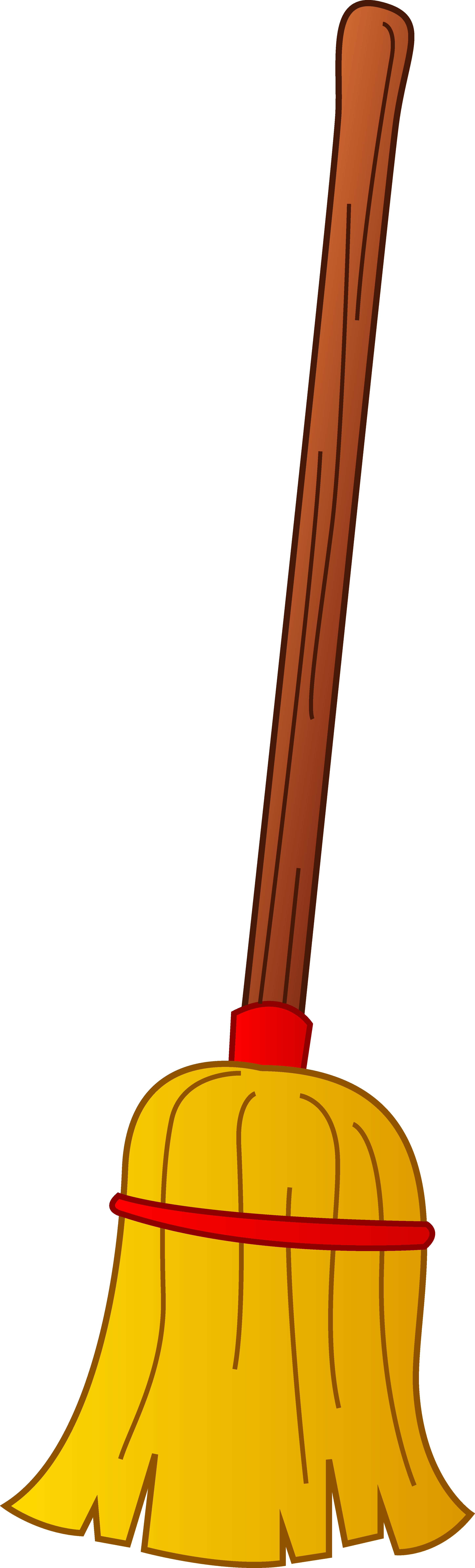 Broom Png Hd (orange, gray)