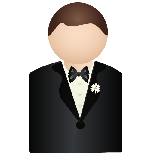 Groom Png Clipart (black)