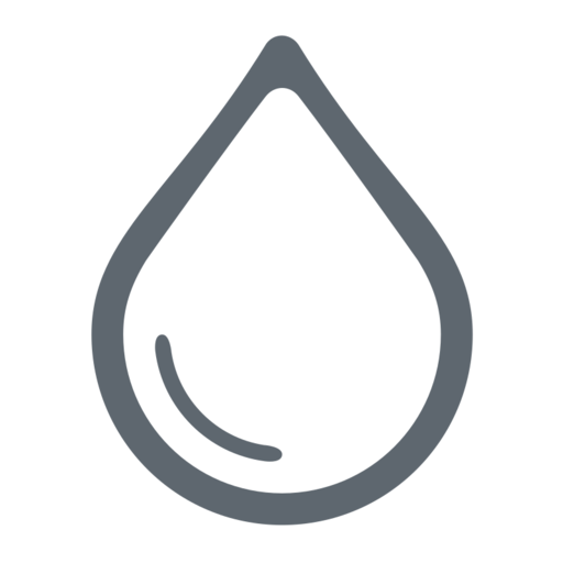 Drop Free Png Icon (white, black, gray)