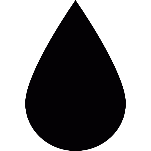 Drop Of Water Icon Free Png Icon Download (black)