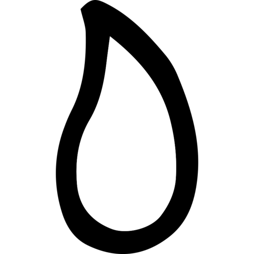 Drop2 Free Png Icon (silver, white, black)