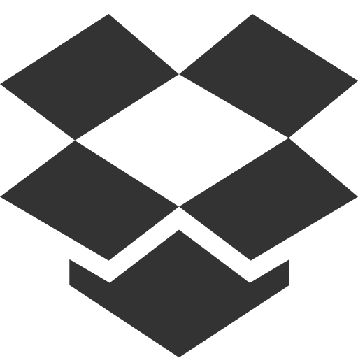 Dropbox Application Free Transparent Png Icon Download (black)